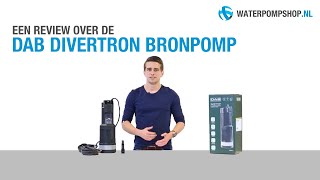 DAB Divertron Bronpomp  Onderwaterhydrofoor  Review [upl. by Aical]