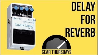 Delay Pedal Tips For Your Guitar Tone Marty Music Thursday Gear [upl. by Oidiple209]