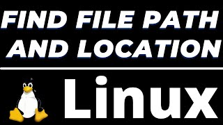 How to find and locate files in Linux using command tutorial [upl. by Ellenor]