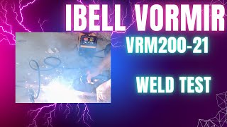 iBELL VORMIR VR20021 first time welding test [upl. by Chev]