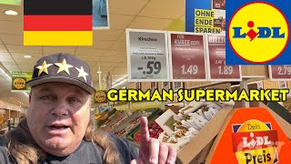 Exploring German Supermarket Lidl compare to American Grocery store [upl. by Noiramaj]