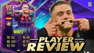 92 FUTURE STARS WIRTZ PLAYER REVIEW FUTURE STARS WIRTZ  FIFA 22 ULTIMATE TEAM [upl. by Buckler994]