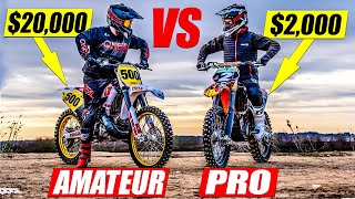 Pro on 2000 Bike vs Amateur on 20000 Bike [upl. by Analim391]