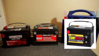 Budget Automotive Batteries  Costco  Walmart  Canadian Tire  Cost Differences [upl. by Malas]