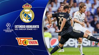 Real Madrid vs Union Berlin Extended Highlights  UCL Group Stage MD 1  CBS Sports Golazo [upl. by Aneras448]