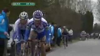 2009 E3 Prijs Vlaanderen Highlights Filippo Pozzato takes the win over Tom Boonen [upl. by Buehrer585]