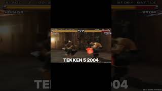 Evolution Of Heihachis 10 Hit Combo From Tekken 1 To Tekken 8 tekken7 gaming games tekken2 [upl. by Nonnac]