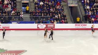 Tessa Virtue amp Scott Moir 2018 National Championships SD Warmup [upl. by Intruoc606]