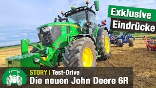 John Deere 6R Generation 2022  Neuheit  TestDrive [upl. by Aliahkim758]