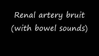 Renal artery bruit [upl. by Koosis]