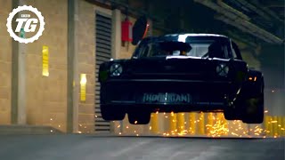 Ken Block Drifts London – EXTENDED Directors Cut  Top Gear  BBC [upl. by Ludlow]