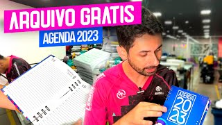 COMO FAZER AGENDA 2023  ARQUIVO MIOLO GRÁTIS [upl. by Ynnav637]