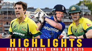 Smith Skill Marsh Power Morgan Defiance amp Cummins Pace  Classic ODI  England v Australia 2015 [upl. by Nnaeirrac]