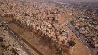 Jaisalmer Fort by Drone [upl. by Pacian744]