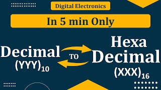 decimal to hexadecimal conversion in hindi [upl. by Sirak]