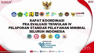 Evaluasi Capaian Penerapan SPM Pra TW 4 TA 2023 Nasional [upl. by Henryk988]