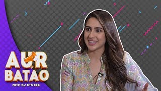 Sara Ali Khan on ways to win her heart II KEDARNATH INTERVIEW II AUR BATAO [upl. by Eessej]