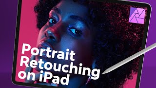 Portrait Retouching on iPad With Affinity Photo  FREE COURSE [upl. by Elyak]