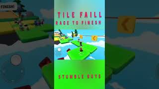 Tile Fall Level 🔥🔥Stumbleguys viral stumblehigtligh indonesia italy [upl. by Halehs985]