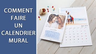 Calendrier mural personnalisé  📆 200 modèles créatifs [upl. by Strickler]