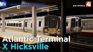 Train Sim World 4  LIRR Commuter Atlantic Terminal x Hicksville  Modo Passageiro [upl. by Moe]