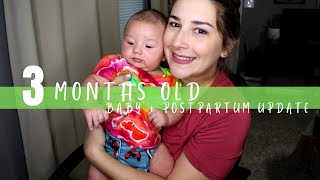 3 Month Old Baby Update  Postpartum Motherhood  Breastfeeding Weight Loss Milestones  More [upl. by Vidovik]