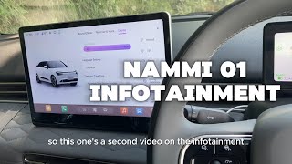 Dongfeng Nammi 01 Infotainment walkaround [upl. by Hinman]