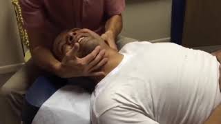 Man sweats on chiropractor [upl. by Dagnah]