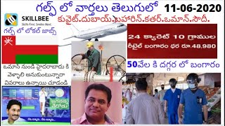 గల్ఫ్ లో వార్తలు తెలుగులో 11062020 [upl. by Nevada693]