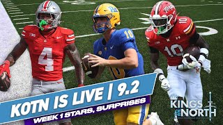 Week 1 Stars Surprises  Pitt Purdue Illinois Notre Dame impress  Ranking Top 115 CFB Teams [upl. by Enttirb205]