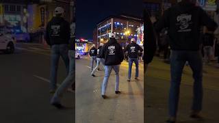 “Shivers” line dance on Broadway broadwaynashville linedancers countrylinedance flashmob [upl. by Doreg399]