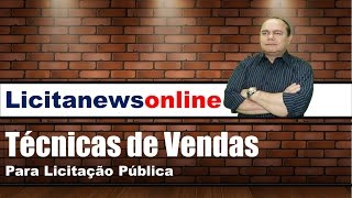 Palestra Nº 01  Técnicas de Vendas para Licitação Pública [upl. by Eliason]