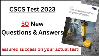 CSCS Card UK  CSCS Test 2023  CSCS Card Test Questions 2023  CSCS Test Preparation  CSCS Test [upl. by Yadahs880]