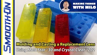 How to Create a Replacement Tail Light  Moldmaking and Clear Casting Resin Demonstration [upl. by Anirtac192]