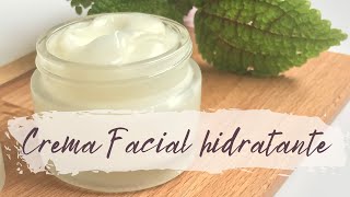 Cómo HACER una CREMA FACIAL NATURAL HIDRATANTE💧 PIEL GRASA  COSMÉTICA NATURAL 🌿 [upl. by Carmelina354]