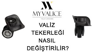 Valiz Tekerleği Nasıl Değiştirilir  My Valice [upl. by Paddy]