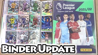 ADRENALYN XL 2122 Premier League Binder Update  Golden Ballers amp Limited Editions  Near Complete [upl. by Busch605]