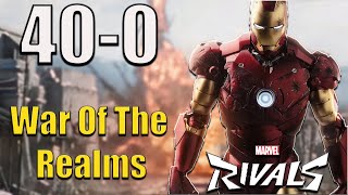 Iron Man Dominates With 40 Kills In Tournament Marvel Rivals Closed Beta [upl. by Dody660]