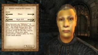 The Elder Scrolls IV Oblivion playthrough pt1  Creating a Legend [upl. by Essilec57]