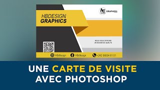 Une carte de visites avec Photoshop [upl. by Louls769]