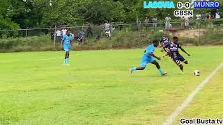 DACOSTA CUP 2024 LACOVIA vs MUNRO COLLEGE 1st half action11092024 [upl. by Kamerman994]