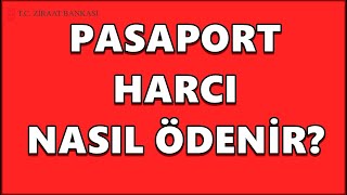 Ziraat Mobil Pasaport Harcı Ödeme  Online Pasaport Harcı Yatırma  Ziraat Bankası İnternet Şubesi [upl. by Airaet]