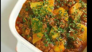 Batool Kitchen Food Secret Live Cooking Aloo Qeema Recipe Supporting Live Live Cooking Join me [upl. by Otrebmuh]