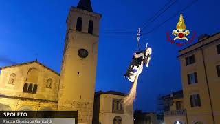 Befane Umbria 2024 il video dei vigili del fuoco [upl. by Kcirtapnhoj]