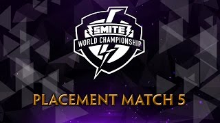 SMITE World Championship 2017  Placement Match 5 [upl. by Coppock]