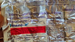 Rabeprazole sodium and Domperidone Capsules  RazoD Capsules [upl. by Eilitan474]