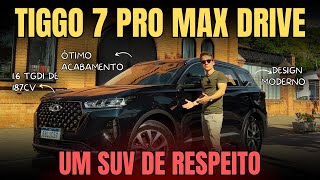 Avaliação Tiggo 7 PRO Max Drive Por R169990 Melhor que Compass TCross e Taos [upl. by Primalia]