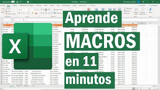 Aprende Macros en Excel en Menos de 11 Minutos [upl. by Oremor]