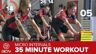 Fast Fitness Workout  High Intensity 35 Minute Indoor Cycling Training [upl. by Rodolph]