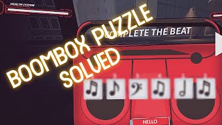 InVisions WebVerse  Boombox puzzle Solved  How to Unlock City sound Miles Suit [upl. by Odraode]